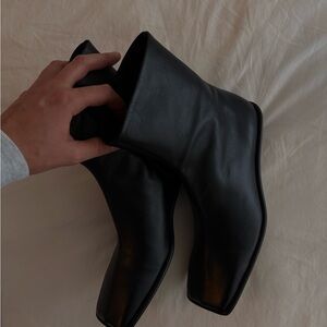 Stylish Black Leather Boots